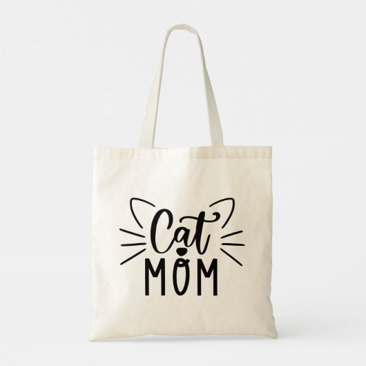 Cat mama tote bag (Achterkant)