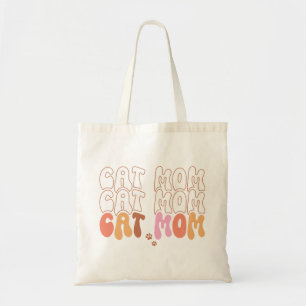 Cat mama tote bag