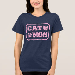 Cat mama Tri-Blend shirt