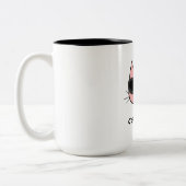 Cat mama tweekleurige koffiemok (Links)