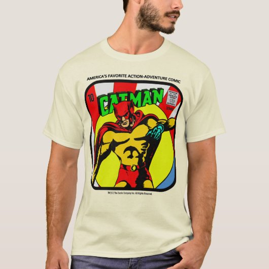 CAT-MAN Classic T-shirt (Voorkant)