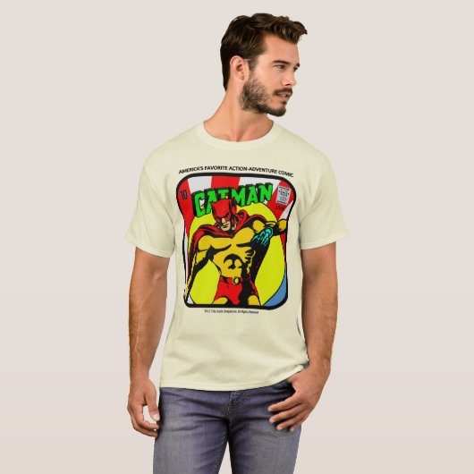 CAT-MAN Classic T-shirt (Voorkant volledig)