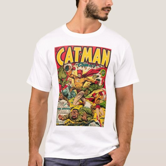 Cat-Man Comics #14 T-shirt (Voorkant)