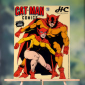 CAT-MAN Comics Acryl Bord (Neutraal)