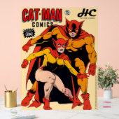 CAT-MAN Comics Acryl Bord (Huwelijk)