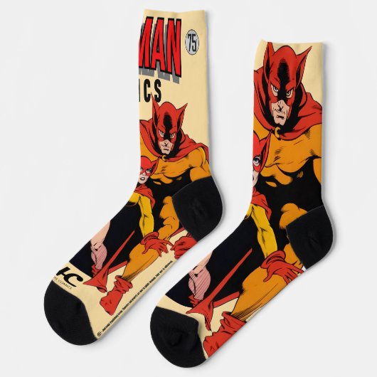 CAT-MAN Comics Socks Sokken (Links)