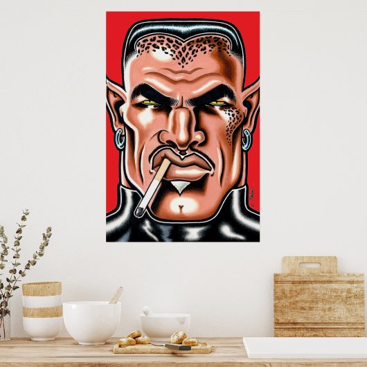 Cat-Man from the Moon/Large Poster (Keuken)