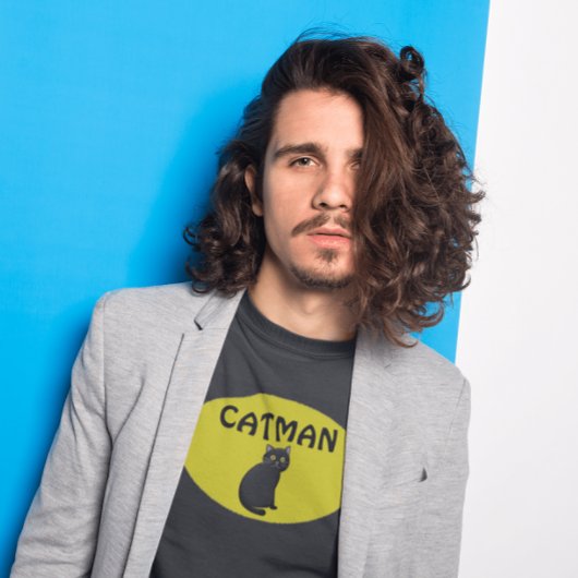CAT-MAN (Kat Dad) T-Shirts van Mannen