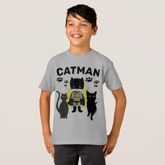CAT-MAN T-shirt (Voorkant volledig)