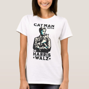 Cat Man voor Harris Wheimer Waltz T-shirt