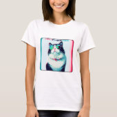 Cat Manchester in glazen T-shirt (Voorkant)