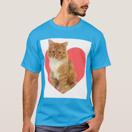 Cat Mannen-T-shirt T-shirt (Voorkant)