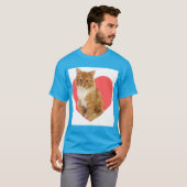 Cat Mannen-T-shirt T-shirt (Voorkant volledig)