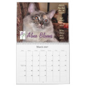 Cat Mascot Calendar Kalender (Mar 2027)