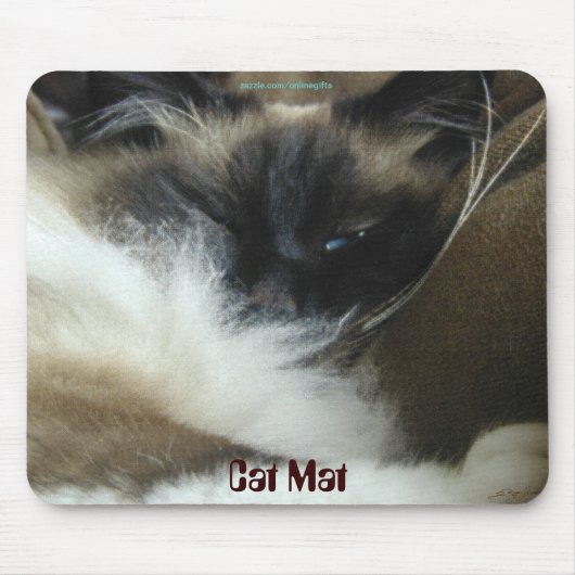 "Cat Mat" Feline lover Muismat (Voorkant)