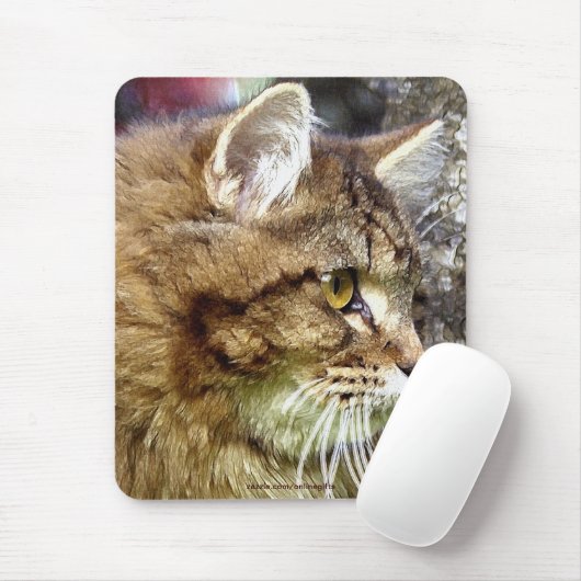 "Cat Mat" Maine Coon Cat-lover Mousepad Muismat (Met muis)