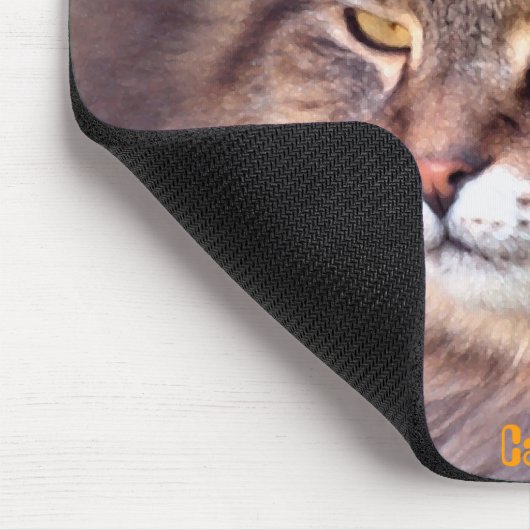 "Cat Mat" Maine Coon Cat-lover Mousepad Muismat (Hoek)