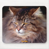 "Cat Mat" Maine Coon Cat-lover Mousepad Muismat (Voorkant)