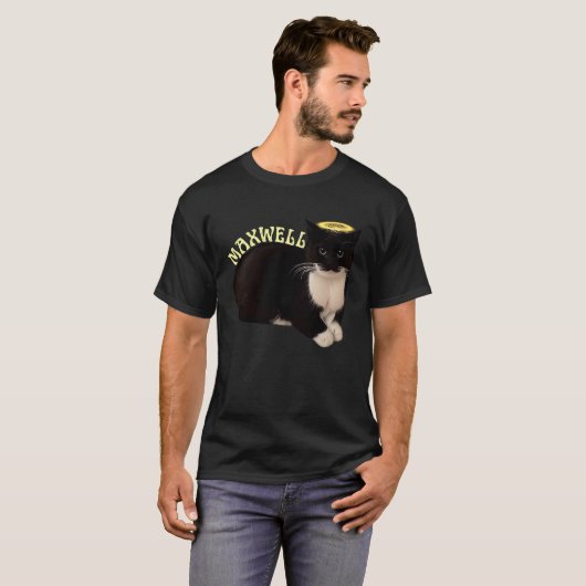 Cat Maxwell The Tuxedo Cat Meme T-shirt (Voorkant volledig)