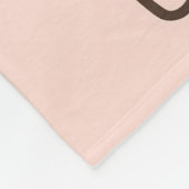 Cat Meets Cactus Fleece Deken (Hoek)