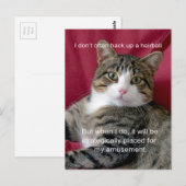 Cat Meme Briefkaart (Voorkant / Achterkant)