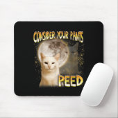 Cat Meme Cat Lover Cat Mom Funny Consider Your Pan Muismat (Met muis)