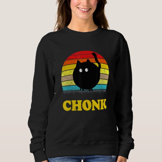 Cat Meme Chonk Cat Trui (Voorkant)