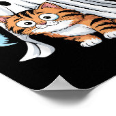 Cat Meme Funny Soky Halloween Kitty  Poster (Hoek)