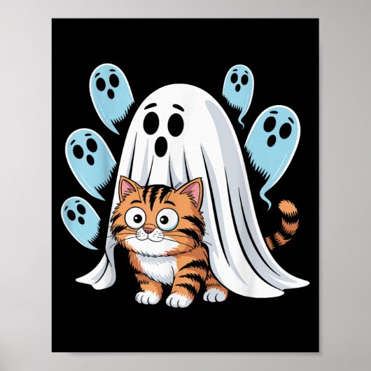 Cat Meme Funny Soky Halloween Kitty  Poster (Voorkant)
