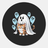 Cat Meme Funny Soky Halloween Kitty  Ronde Sticker (Voorkant)