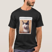 Cat Meme Scotch drinker alcohol T-shirt (Voorkant)
