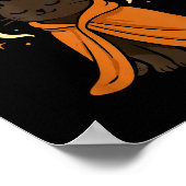 Cat Meme Soky Cute Black Halloween  Poster (Hoek)