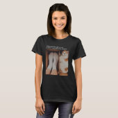 Cat Meme Tshirt Gekke Cat Funny Kat Meow Hiss Ki (Voorkant volledig)