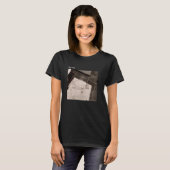 Cat Meme Tshirt Gekke Cat Funny Kat Meow Hiss Ki (Voorkant volledig)