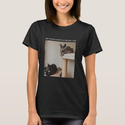 Cat Meme Tshirt Gekke Cat Funny Kat Meow Hiss Ki (Voorkant)