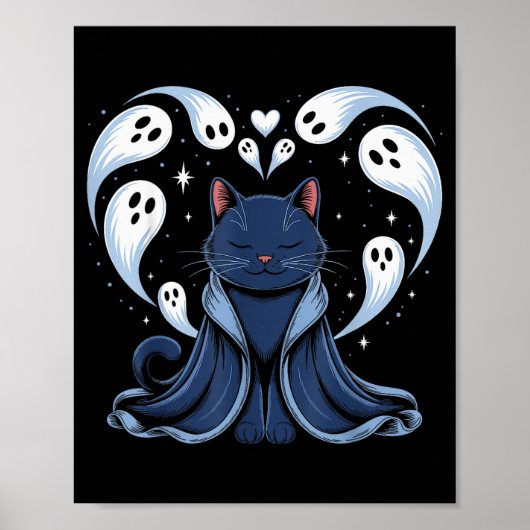 Cat Meme Wizard Soky Fantasy Kitty Poster (Voorkant)