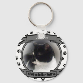 Cat Memorial altijd in ons hart Sleutelhanger