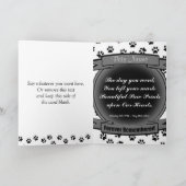 Cat Memorial Announcement - Forever herdacht Aankondiging (Binnen)