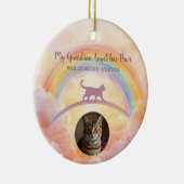 Cat Memorial Ceramic Ornament Rainbow Bridge (Rechts)