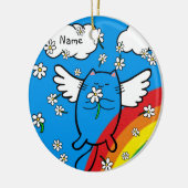 Cat Memorial Custom Ornament - gepersonaliseerd (Links)