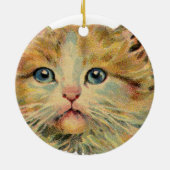 Cat Memorial Custom Ornament - gepersonaliseerd (Achterkant)