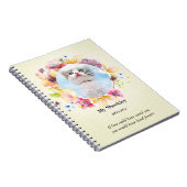 Cat Memorial Custom Photo Journal Notitieboek (Rechterzijde)