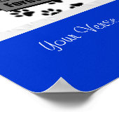 Cat Memorial Forever herdacht - mannelijk Pet Loss Poster (Hoek)