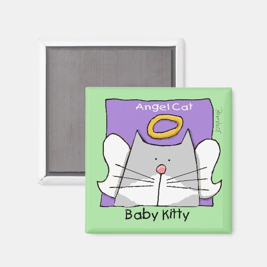 Cat Memorial Magneet (Voorkant / Achterkant)