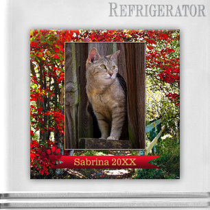 Cat Memorial of Keepomwille Photo Lijst Magnet
