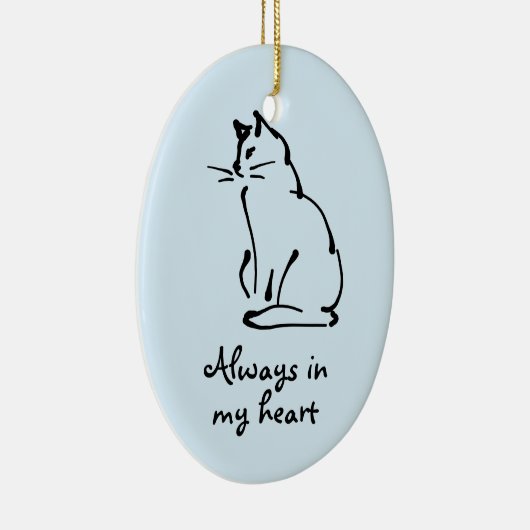  Cat Memorial Ornament (Rechts)