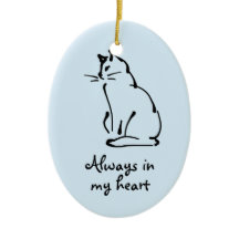 Cat Memorial Ornament