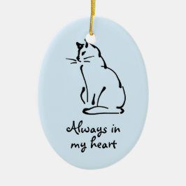  Cat Memorial Ornament