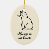  Cat Memorial Ornament (Voorkant)
