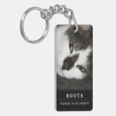 Cat Memorial Sleutelhanger - Gods Garden Poem (Voorkant Links)